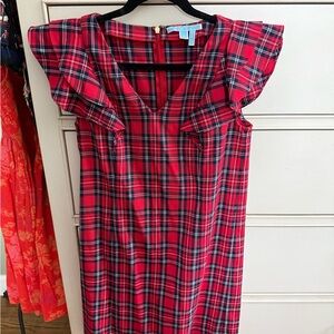 Draper James Red Plaid Dress